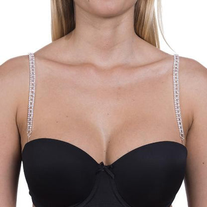 silver bra straps replacement on light skin